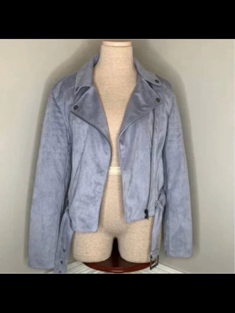 Cashmere and Cupcakes Faux Suede Jacket size S